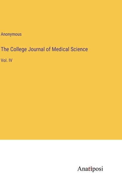 Front cover_The College Journal of Medical Science