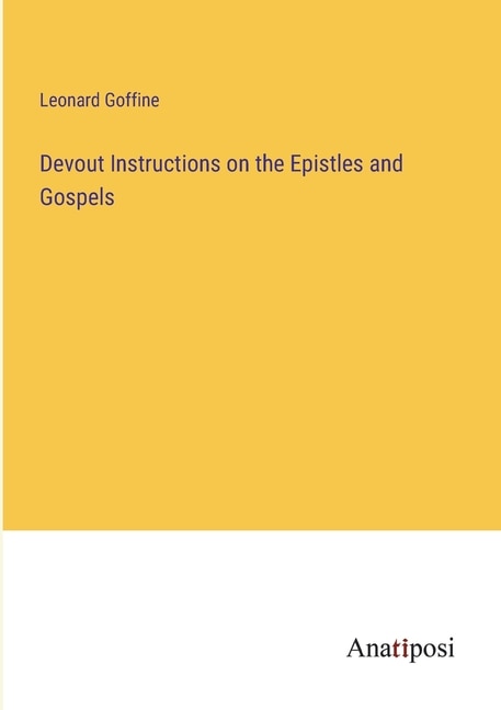 Front cover_Devout Instructions on the Epistles and Gospels