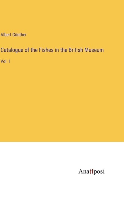 Front cover_Catalogue of the Fishes in the British Museum