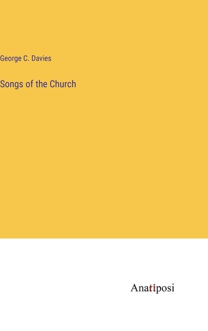 Front cover_Songs of the Church