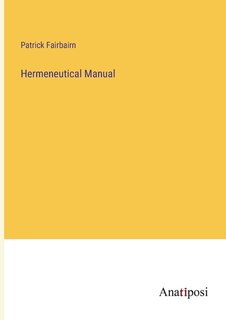 Front cover_Hermeneutical Manual