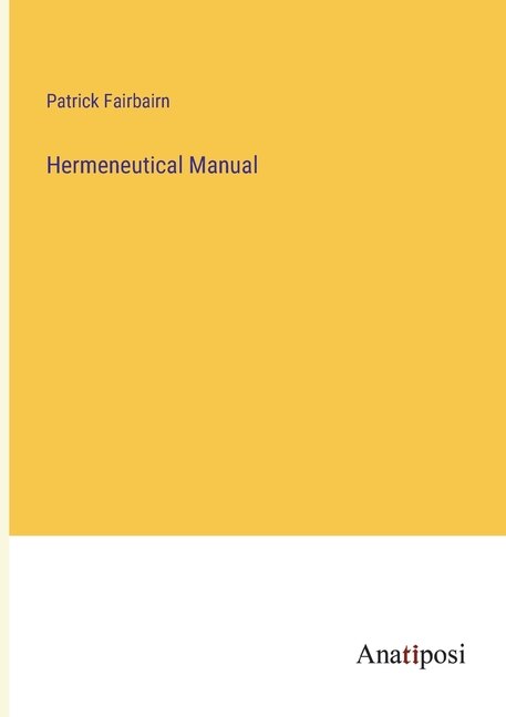 Front cover_Hermeneutical Manual