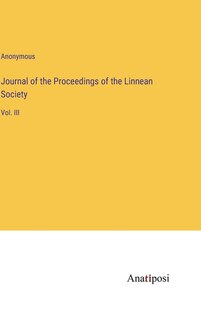 Front cover_Journal of the Proceedings of the Linnean Society