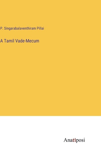 Couverture_A Tamil Vade-Mecum