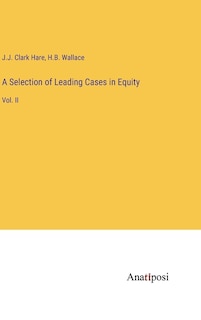 Couverture_A Selection of Leading Cases in Equity
