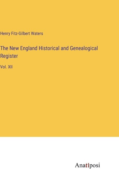Front cover_The New England Historical and Genealogical Register