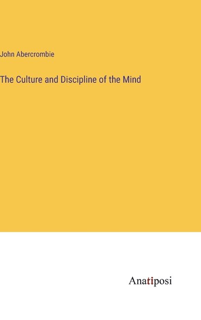 Couverture_The Culture and Discipline of the Mind