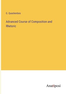 Couverture_Advanced Course of Composition and Rhetoric