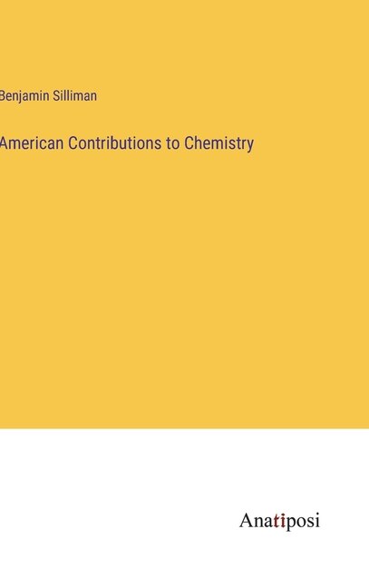 Front cover_American Contributions to Chemistry