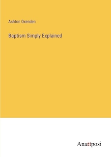 Front cover_Baptism Simply Explained