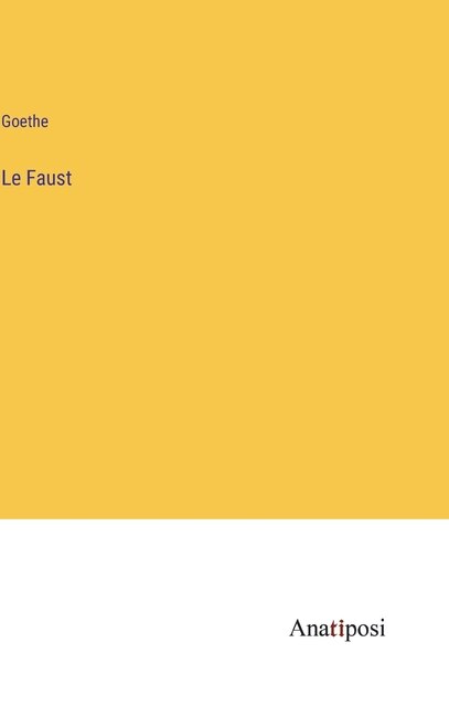 Front cover_Le Faust