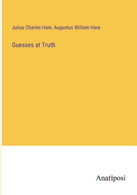 Couverture_Guesses at Truth