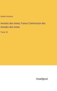 Front cover_Annales des mines; France Commission des Annales des mines