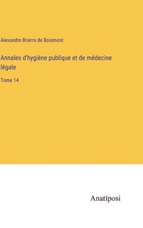 Couverture_Annales d'hygiène publique et de médecine légale