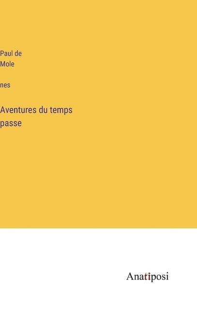 Couverture_Aventures du temps passé