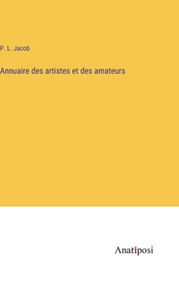 Couverture_Annuaire des artistes et des amateurs