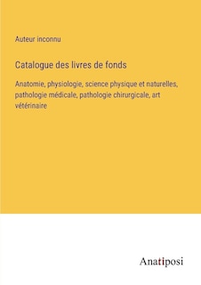 Couverture_Catalogue des livres de fonds