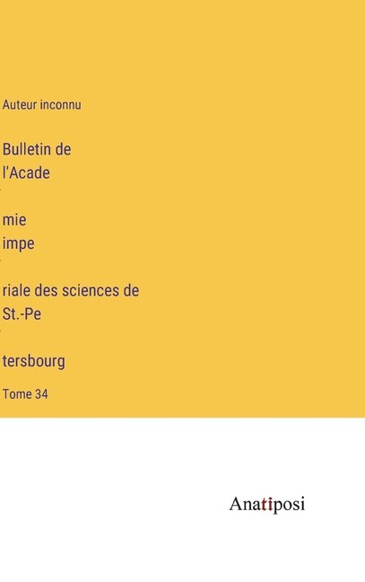 Front cover_Bulletin de l'Académie impériale des sciences de St.-Pétersbourg
