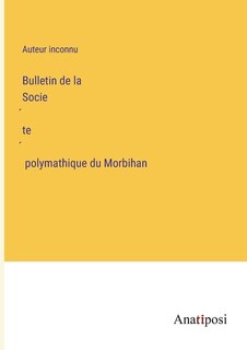 Front cover_Bulletin de la Société polymathique du Morbihan