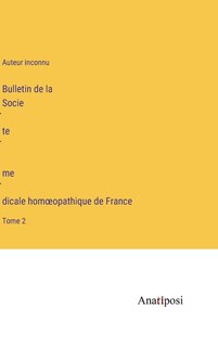 Couverture_Bulletin de la Société médicale homoeopathique de France