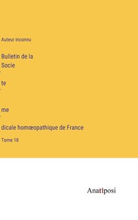 Front cover_Bulletin de la Société médicale homoeopathique de France