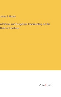Front cover_A Critical and Exegetical Commentary on the Book of Leviticus
