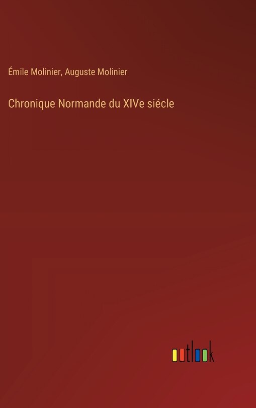 Front cover_Chronique Normande du XIVe siécle