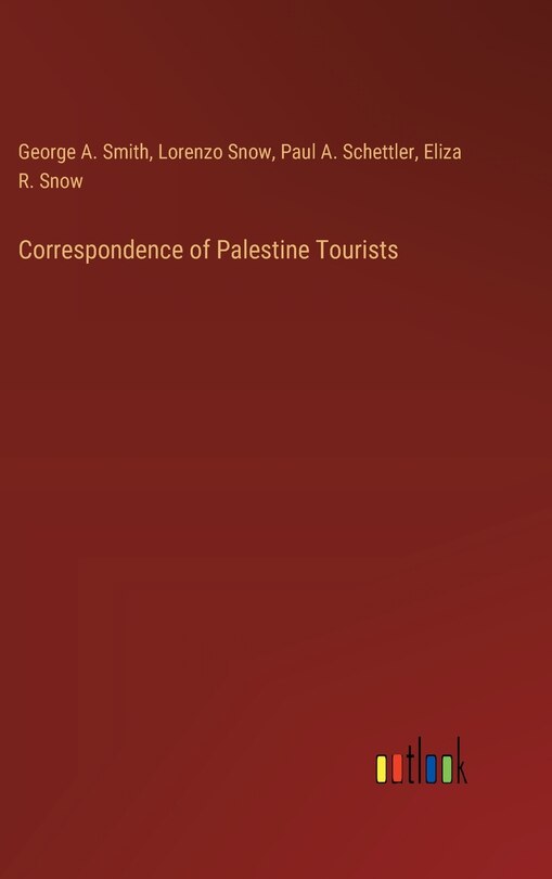 Front cover_Correspondence of Palestine Tourists