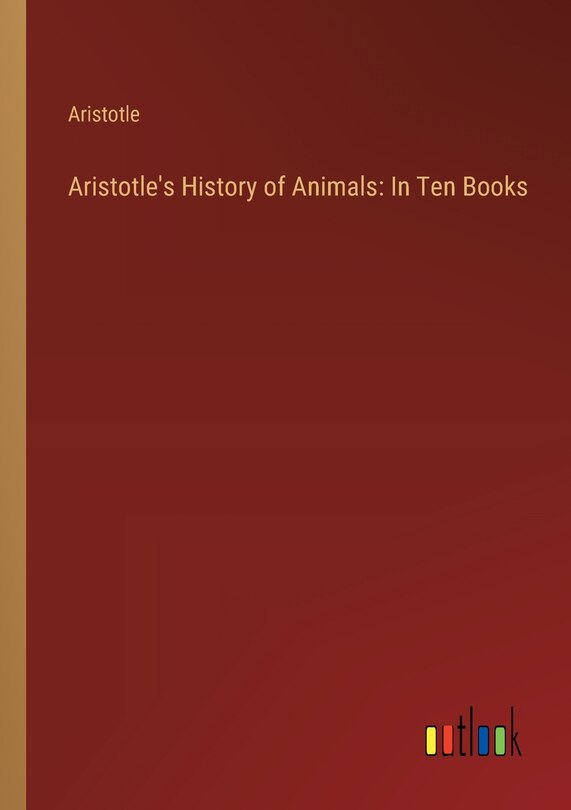 Front cover_Aristotle's History of Animals