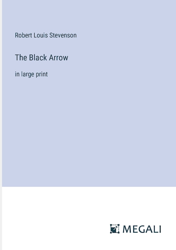 Front cover_The Black Arrow
