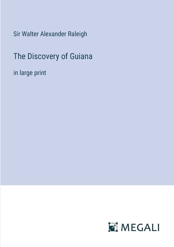 Front cover_The Discovery of Guiana