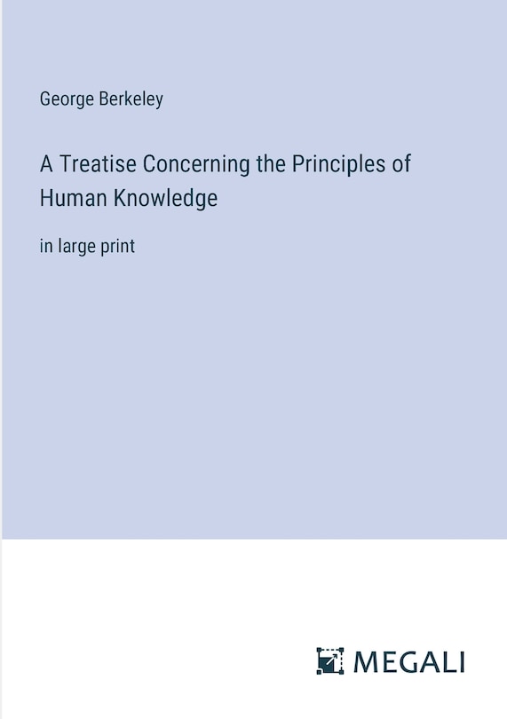 Couverture_A Treatise Concerning the Principles of Human Knowledge