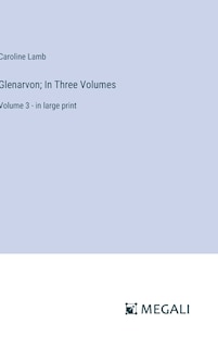 Front cover_Glenarvon; In Three Volumes