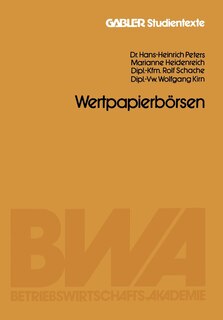 Front cover_Wertpapierbörsen