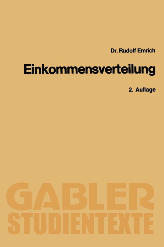 Theorie der Einkommensverteilung