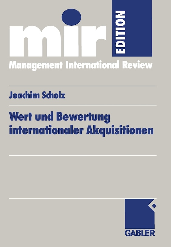 Wert und Bewertung internationaler Akquisitionen