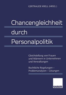 Front cover_Chancengleichheit Durch Personalpolitik