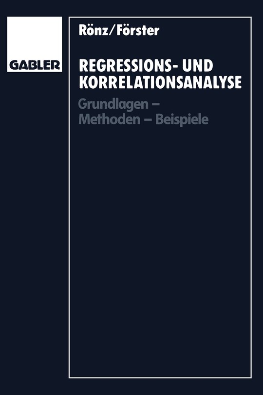 Couverture_Regressions- Und Korrelationsanalyse
