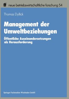 Front cover_Management der Umweltbeziehungen