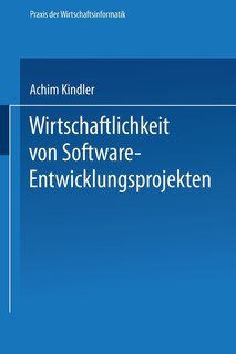 Couverture_Wirtschaftlichkeit von Software-Entwicklungsprojekten