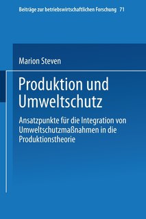 Front cover_Produktion und Umweltschutz