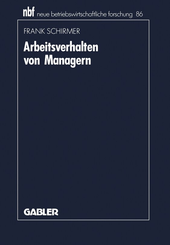 Couverture_Arbeitsverhalten von Managern