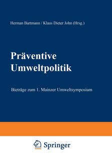 Front cover_Präventive Umweltpolitik