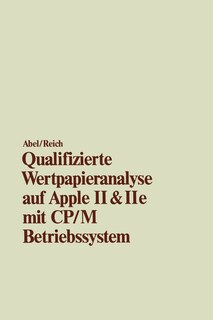 Front cover_Qualifizierte Wertpapieranalyse Auf Apple II & II E