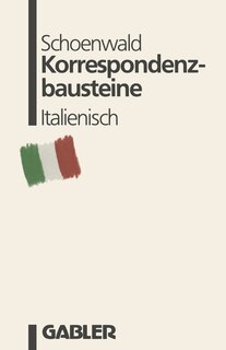 Front cover_Korrespondenzbausteine Italienisch