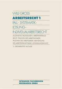 Front cover_Arbeitsrecht 1