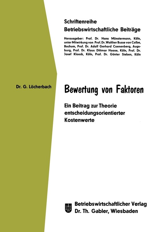 Couverture_Bewertung von Faktoren