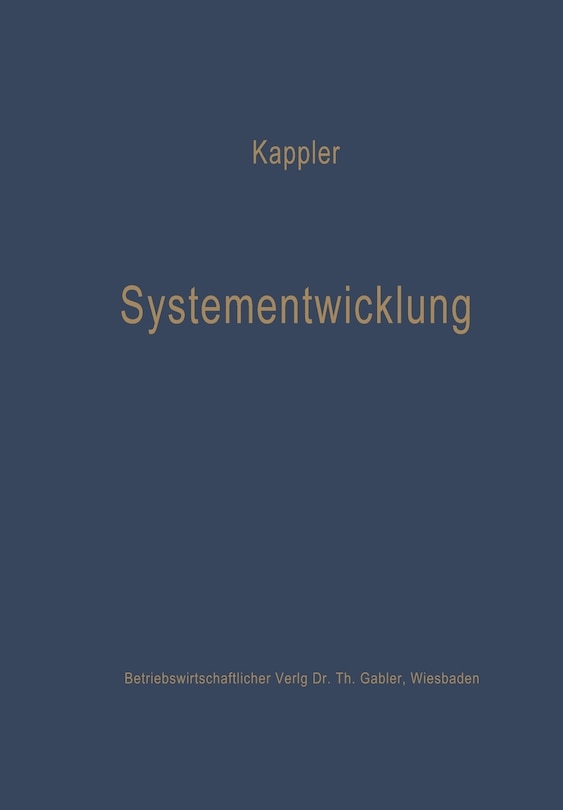 Front cover_Systementwicklung