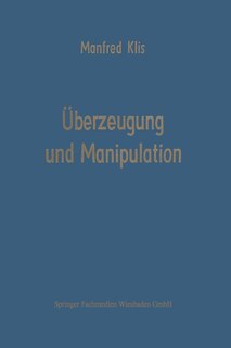 Front cover_Überzeugung und Manipulation