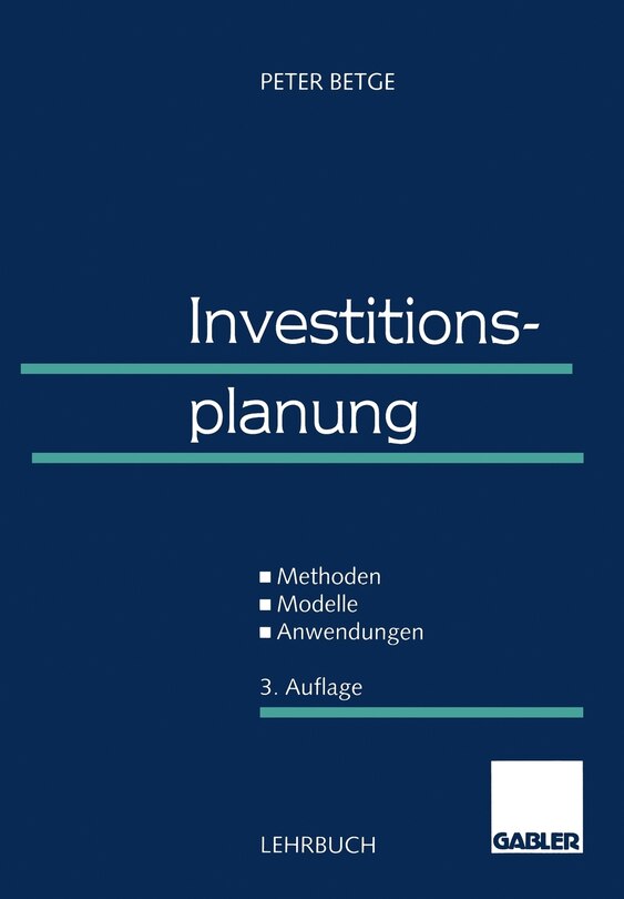 Front cover_Investitionsplanung